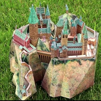 

50cm Movie Series Castle with 3D Building Architecture Manual DIY Educational Christmas Gifts for children