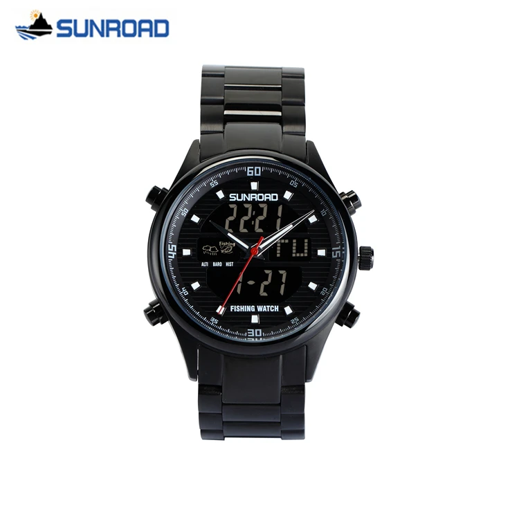 

SUNROAD Brand Military Sport Watch Men Dual Display Digital Quartz Wrist Watch Clock Men Army Wrist Watch Saat Relogio Masculino
