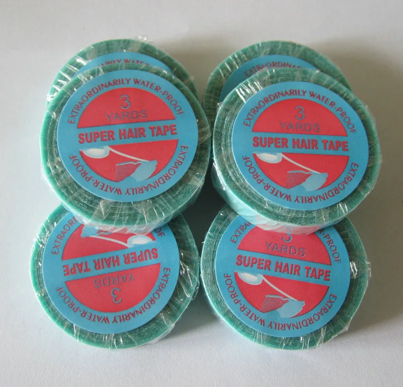 Waterproof Hair Adhesive Tape 1 X 300cm Lace Wig Tape And Glue Double