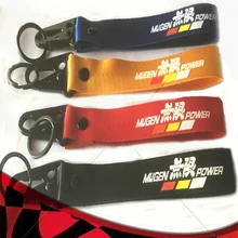 Mugen power живопись Логотип Ремешок для мобильного телефона брелок «гоночный автомобиль» ID держатель ремешок для автомобилей Honda