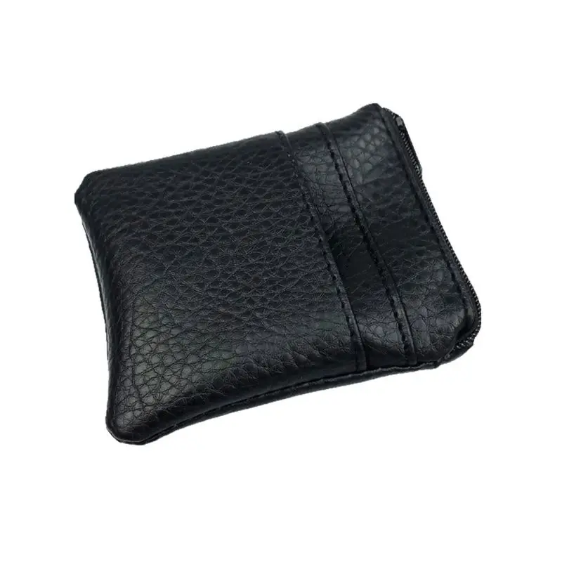 

2019 Men Women Soft PU Leather Coin Purse Wallet Bag Change Pouch Key Card Holder