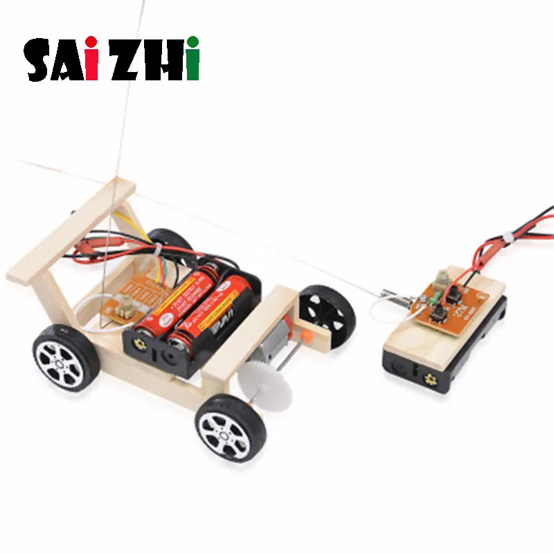 Saizhi Diy беспроводной пульт дистанционного управления автомобиля развивающий интеллектуал ствол игрушка наука Набор для экспериментов дети