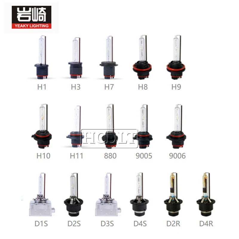 HCDLT Yeaky 35W Xenon H1 H3 H7 H11 9005 9006 D2H D2S D2R D4S D1S D3S Xenon Bulb 4500K 5500K 6500K Yeaky HID Car Headlight Bulbs