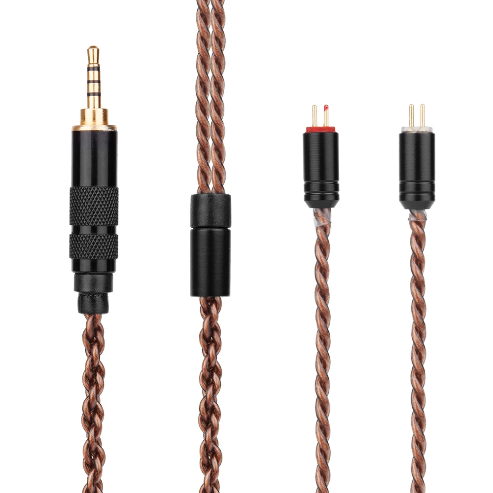 

AK Newest Yinyoo 4 Core Upgraded Silver Plated Cable 3.5/2.5/4.4mm Earphone Cable With MMCX/2Pin CCA C10 TRN V30/V80 KZ ZST ZS7