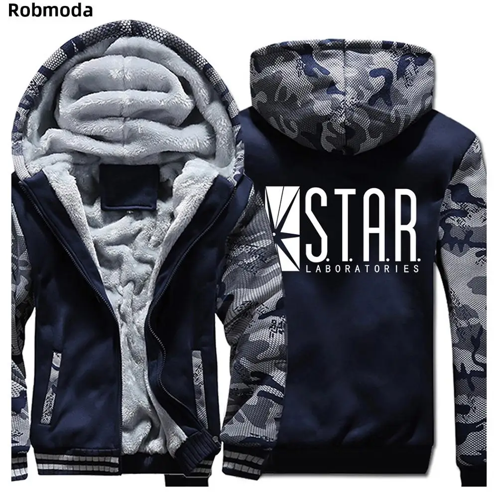 

Star Wars Hoodies Men Darth Vader Sweatshirt Coat Winter Thick Fleece Warm The Empire Camouflage Jacket sweatshirt Sportswear