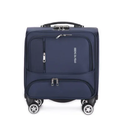 Дорожный чемодан с колесиками Rolling Чемодан Spinner дело тележки 18 дюймов чашку сумки для ноутбуков женщина носить на Чемодан дорожная сумка - Цвет: 3
