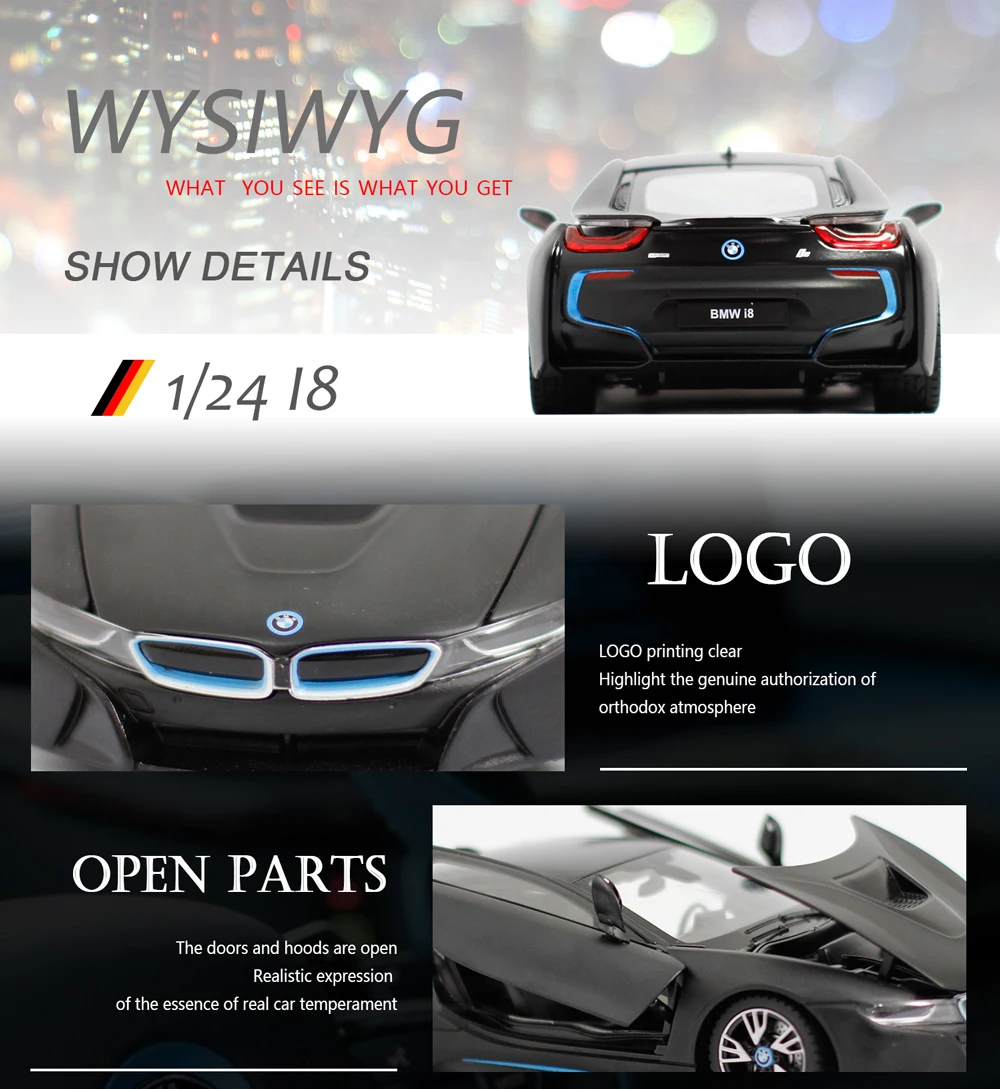 Rastar-BMW-I8-Diecast-Vehicle-Model-14