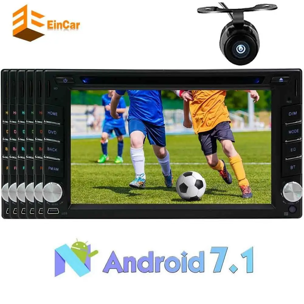 Резервное копирование Камера Android 7 1 автомобильная аудиосистема 2 DIN сенсорный