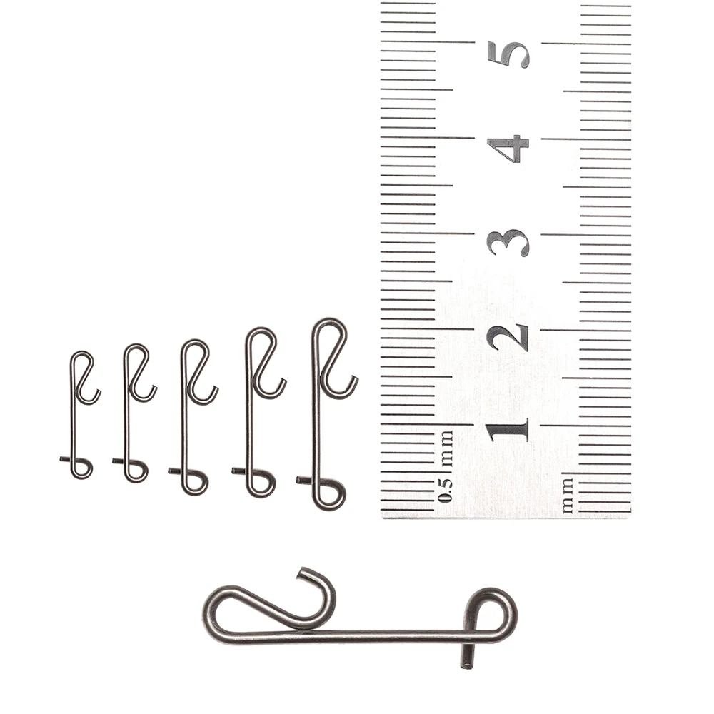 50 шт. Minfishing рыболовные оснастки из нержавеющей стали с узловыми разъемами, рыболовная леска, проволочный разъем, рыболовная булавка для ловли карпа, Acces
