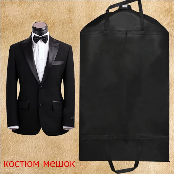 Us 3 6 30 Off 1pc Lot Black Coat Clothes Garment Suit Cover Bags Dustproof Hanger Storage Protector Travel Organizer Case Ko871745 In