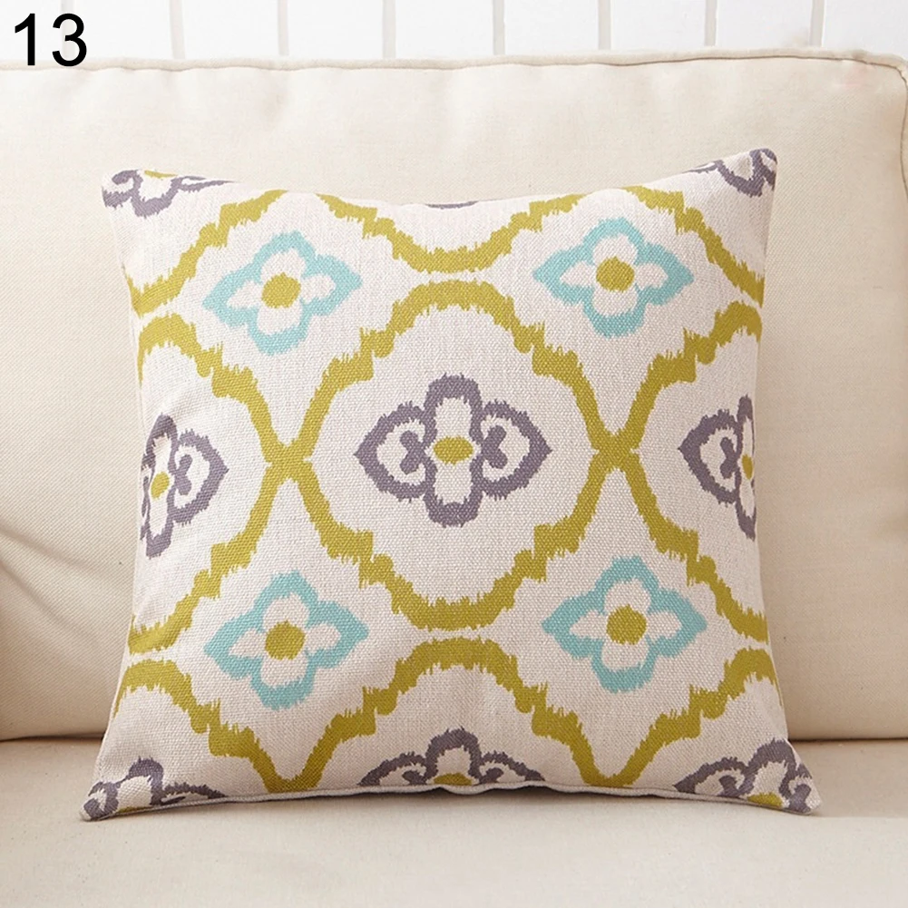 Nordic Стиль 18 дюймов постельное белье с геометрическим узором Подушка Чехол для подушки Комплект домашний диван