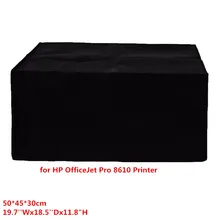 KiWarm 1 шт. черное полиэфирное волокно Пылезащитная ткань для hp OfficeJet Pro 8610 принтер Моющаяся Ткань 19,7 ''Wx18. 5''Dx11. " H