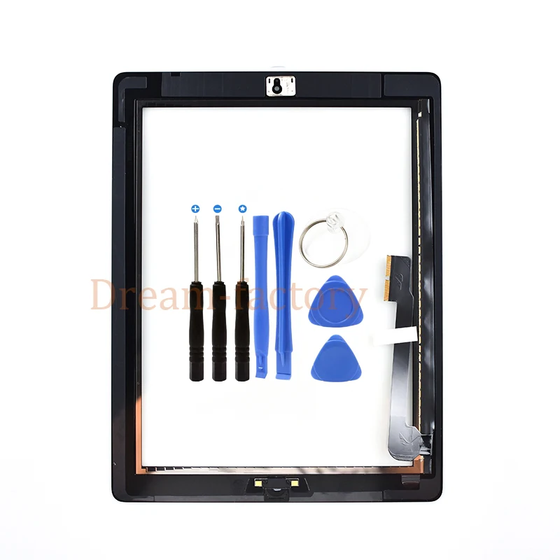 

For ipad 3 Touch Screen Digitizer +Home Button +Sticker +Camera Holder Complete Assembly A1403 A1416 A1430 Tablet Touchscreen
