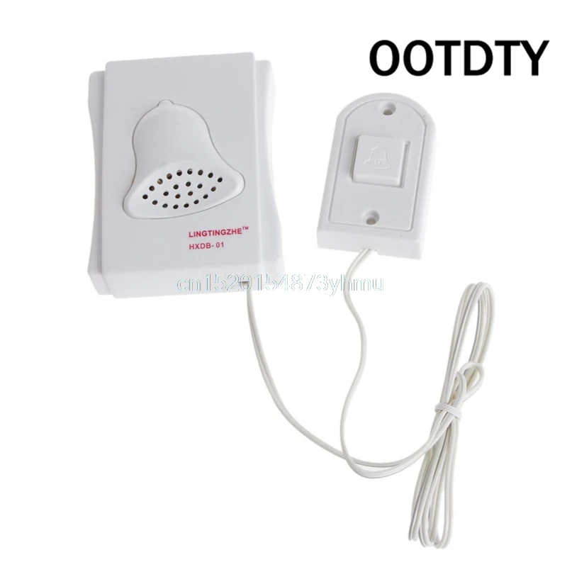 OOTDTY Door Bell Wired Electric Push Button Doorbell Button Chime Easy Installed L057 new hot