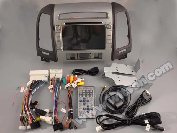 Perfect 7" Android 8.0 Oreo OS Car DVD Multimedia Navigation GPS Radio for Hyundai Santa Fe 2012 with External DAB+ Tuner Support 1