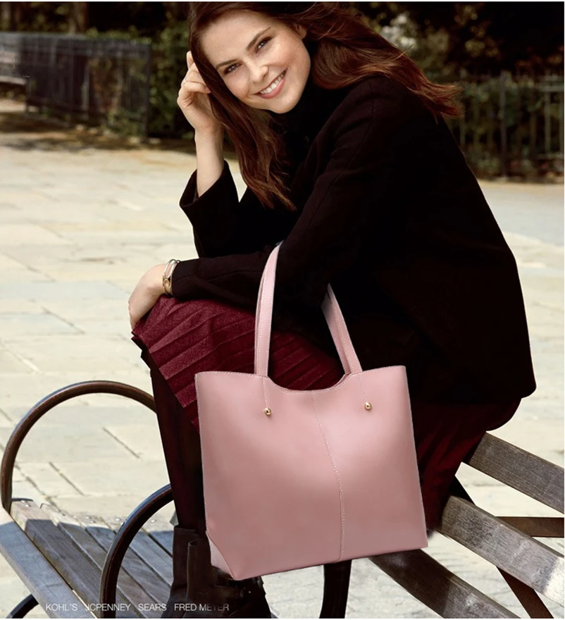 Nevenka Leather Handbag Women Casual Totes Female Shopper Ladies Shopping Bags Large Capacity Bags Vintage Bag for Women 201804