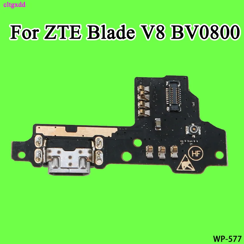 Cltgxdd usb зарядный порт док-станция розетка разъем плата для зарядки гибкий кабель с микрофоном для zte Blade V8 BV0800