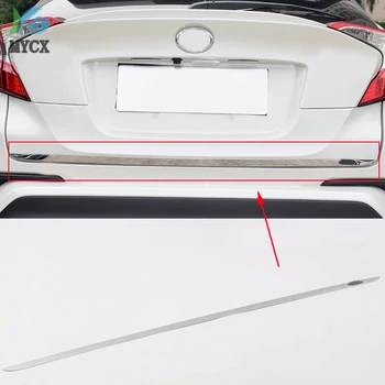 

2016-2020 For Toyota C-HR CHR C HR Stainless Rear Trunk Boot Tailgate Door Lid Cover Molding Trim Protectors Car accessory
