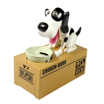 

1pcs Robotic Dog Money Saving Box Money Bank Automatic Stole Coin Piggy Bank Moneybox Toy Gifts for Kids Children's Day