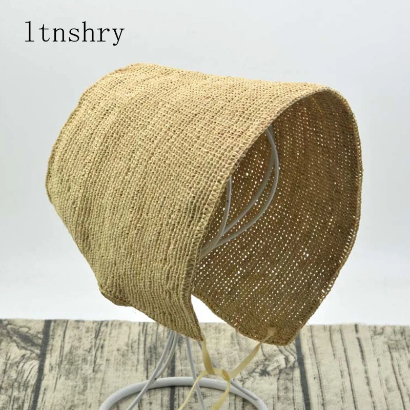 Новинка 2014 летняя женская шляпа Raffia плоская от солнца козырек пляжная кепка для