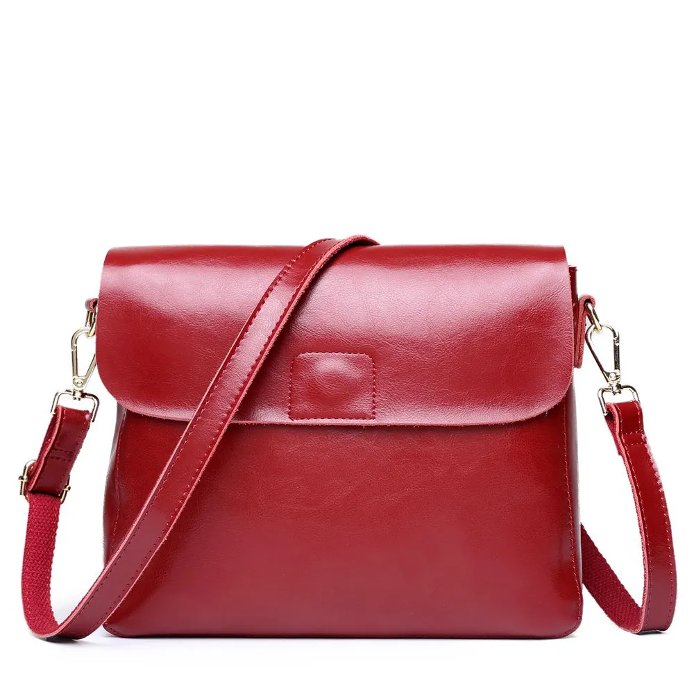 

Simple Elegant Genuine Leather Women Shoulder Bags Small Women Crossbody Bag Brand Designer Women Messenger Bags Genuine Leather