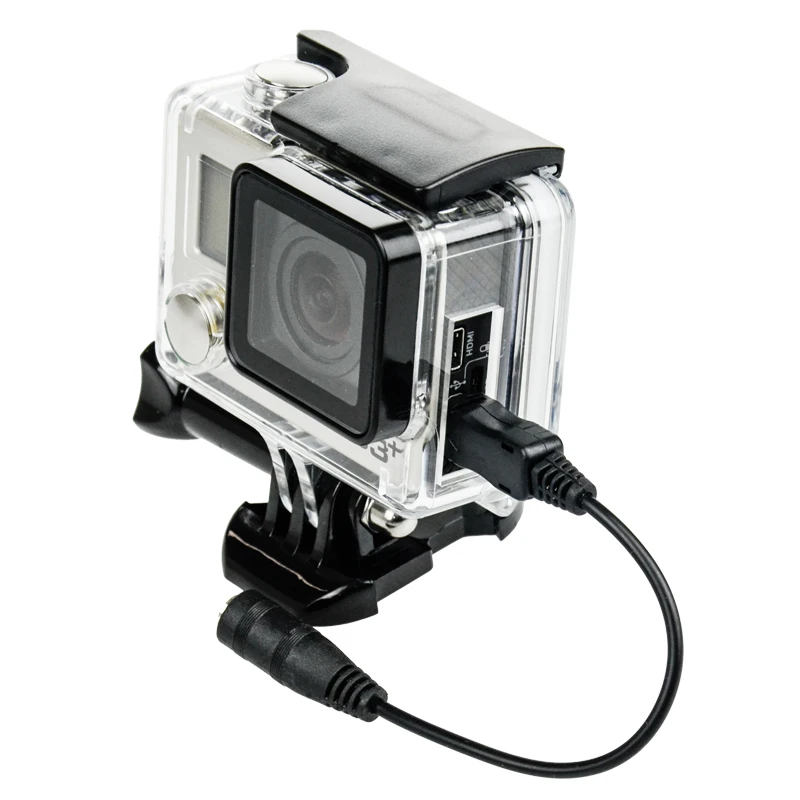 LANBEIKA для Gopro 3 5 мм активный Клип микрофон с мини USB внешний аудио кабель переходник