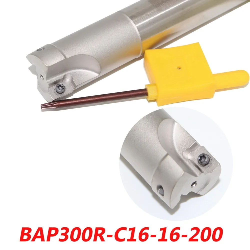 

Free Shipping BAP300R-C16-16-200 Indexable Face Milling Cutter Tools For APMT1135 Carbide Inserts Suitable For NC/CNC Machine