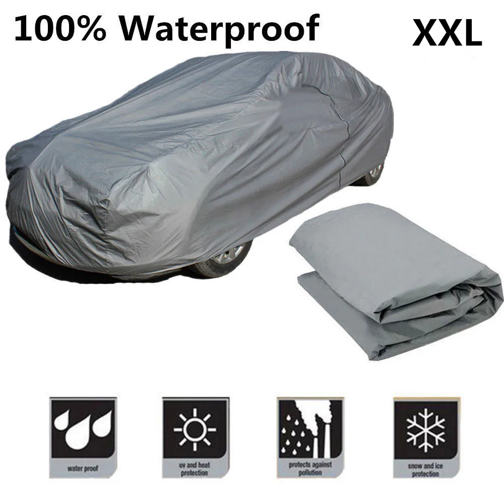 

Universal Car Cover Water Dust Snow Sun proof Antiscratch Seamless Cover - Size XXL Car Cover Ourdoor protector