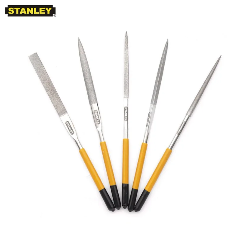 Набор алмазных мини пилок для ювелирных изделий Stanley 5 шт. полировальные