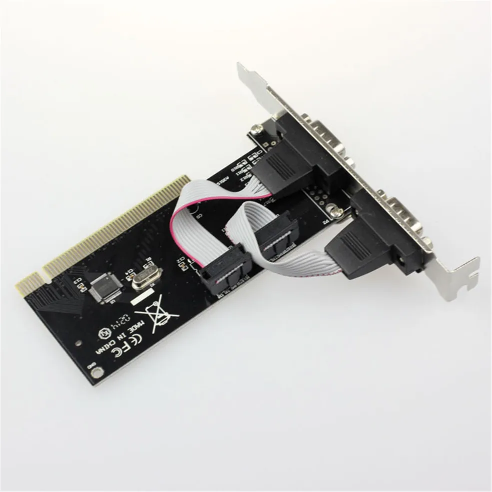 

Reliable Dropshipping New 2 Ports PCI To COM 9Pin Serial Port RS232 Expand Card Adapter