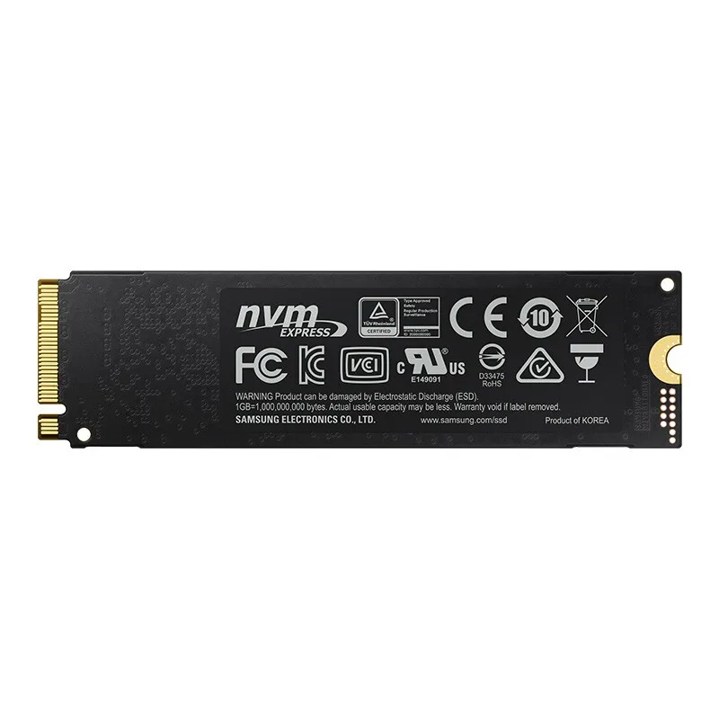  SSD SAMSUNG 970 EVO Plus de M.2 SSD M2 SSD Disco Duro HD SSD de 1TB de estado sólido de 500GB de di