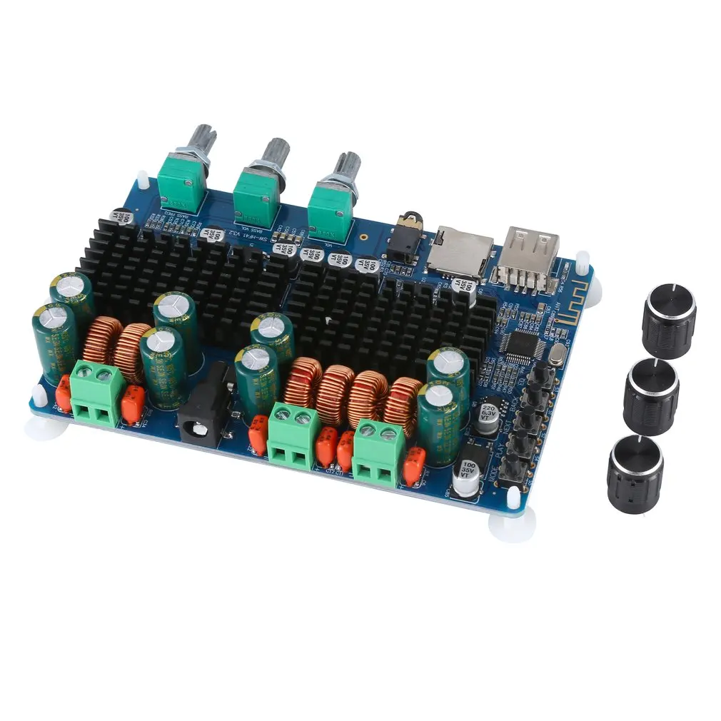 

USB Tf Decoding 2.1 Channel Digital Power Amplifier Board 2.1 Digital Power Amplifier Board Hf41 Durable