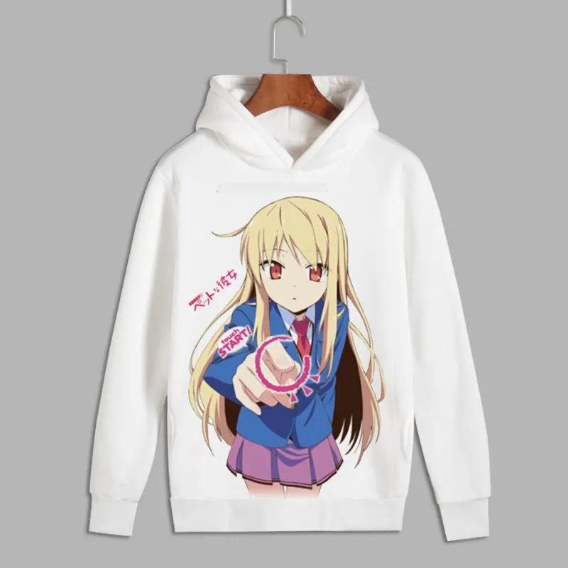 Sakurasou no Pet na Kanojo Косплей Shiina Mashiro пуловер с принтом толстовки унисекс флисовая