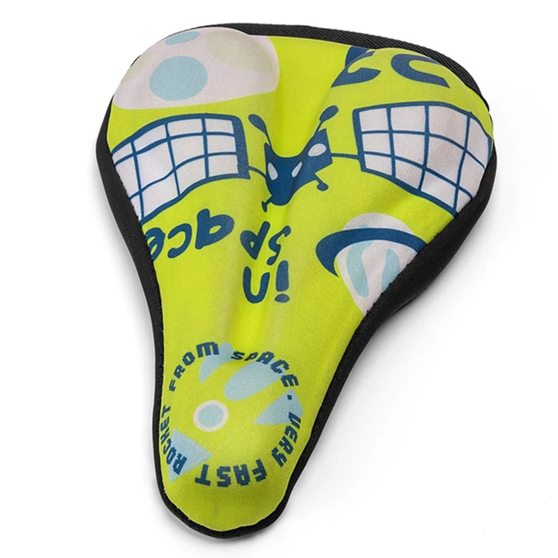 

New Road Bike Saddle Cover for Children Thickened Silicone Saddle Pad Wear Resistant MTB Saddle Comfort Cycling Seat Cushion