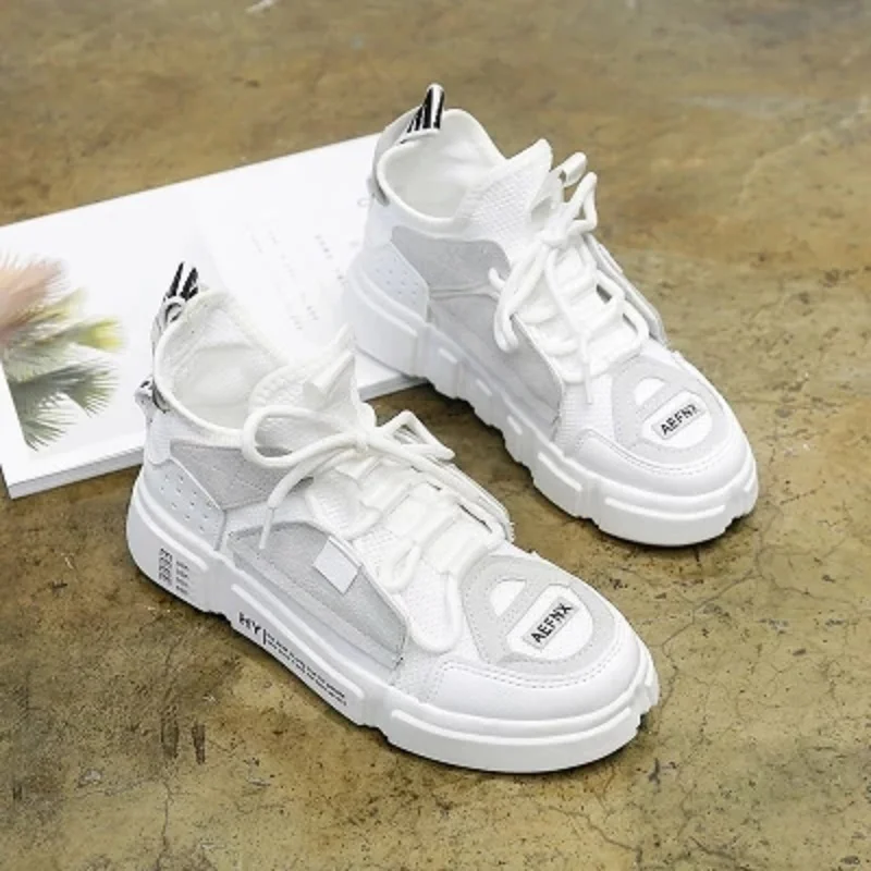 

Korean version of the 2019 spring and autumn fashion new net red students Harajuku wild breathable women's shoes