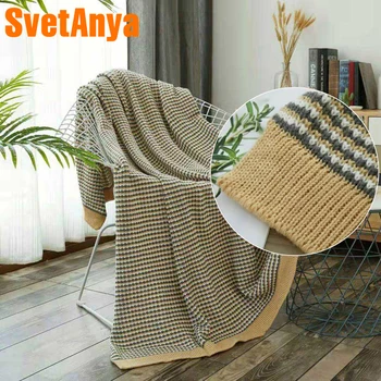 

Svetanya 2019 knitted Cotton Blanket 125x165cm Bedding Sofa Throws