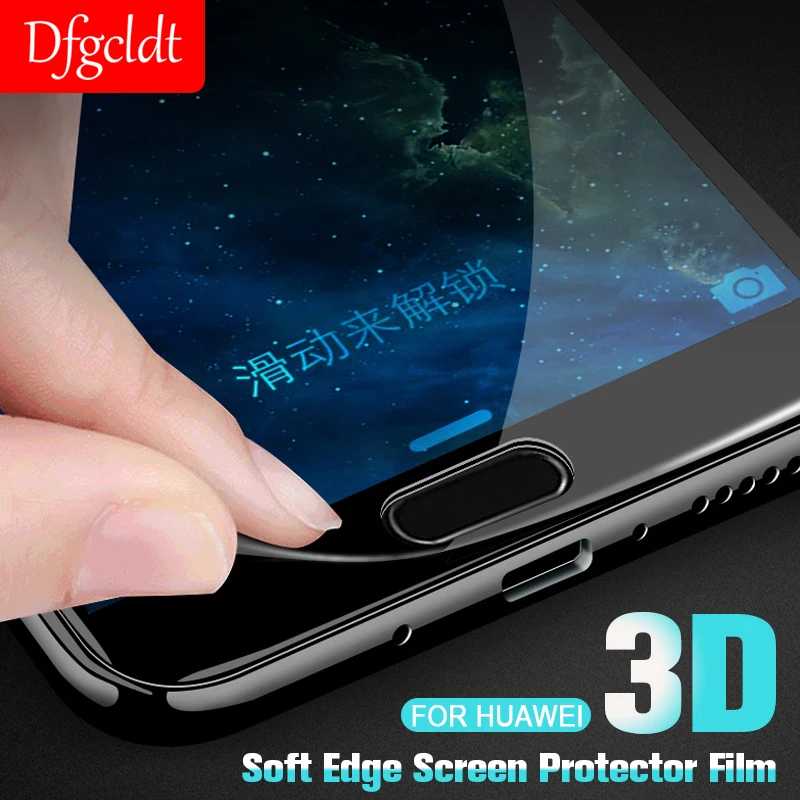 

3D Soft Edge Full Cover Tempered Glass Screen Protector for Huawei Note 10 Mate 10 Pro Lite Enjoy 8 Plus Maimang 6 5 P Smart Y9