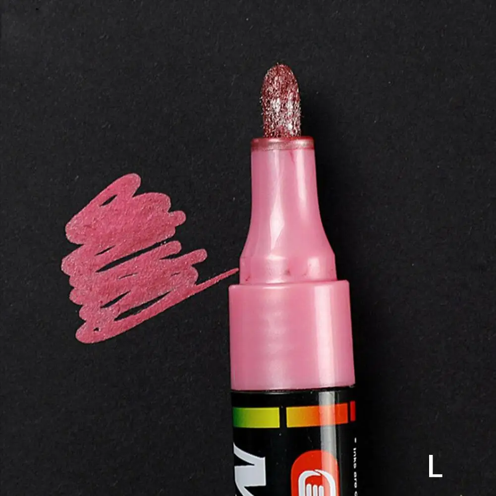 Permanent Tyre Paint Pen Car Motorcycle Bike Creative Marker Colourful Waterproof Oil Pen Rubber/Metal/Glass/Wood Tyre Paint - Цвет: L