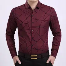 Горячая Весна Мужская Новая с длинным рукавом без железа Досуг Удобная клетчатая хлопковая рубашка/S-XXXL