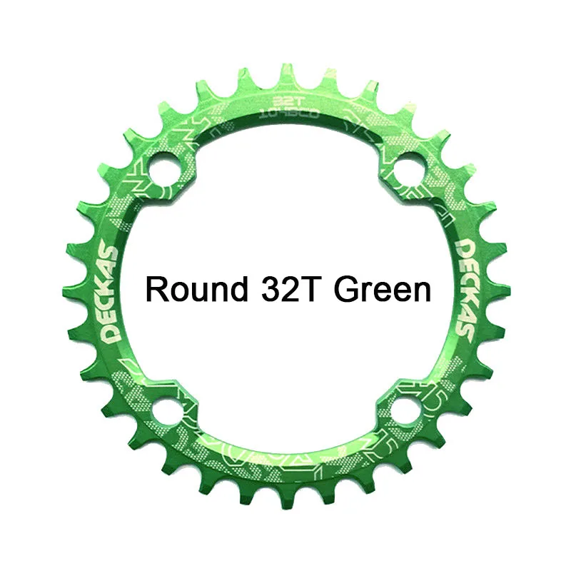 Bike Crank 104BCD Narrow Wide Crankset Single Plate 32T34T36T38T MTB Chainring Bicycle Chainwheel Bike Circle Round Shape (9)