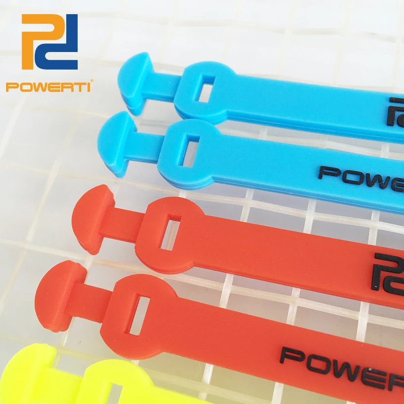 10pcs/lot-POWERTI Vibration Dampener Shock Buckle Silicone Reduce Shock for Tennis Racket