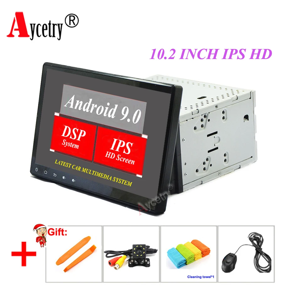 

Aycetry! DSP IPS HD 10.2'' 2 din Android 9.0 universal Car Radio gps navigation WIFI BT USB Steering wheel car multimedia Player