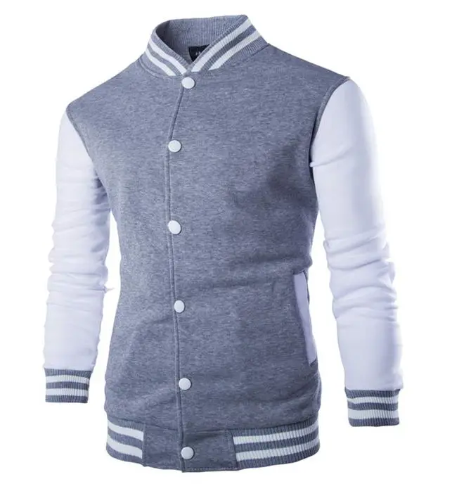 2020 New Men/Boy Baseball Jacket Men Fashion Design Wine Red Mens Slim Fit College Varsity Jacket Men Brand Stylish Veste Homme