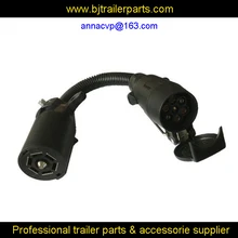 Трейлер провода Адаптер 7 RV лезвие к 7 контактный контакт, трейлер адаптер Разъем 7 контактный трейлер запчасти