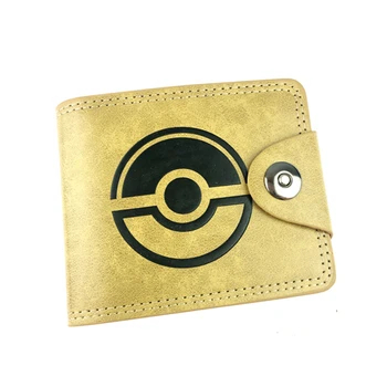

brown wallet with magical snaps Pocket Monster undertale YURI ON ICE comic theme purse for japanese cartoon funs