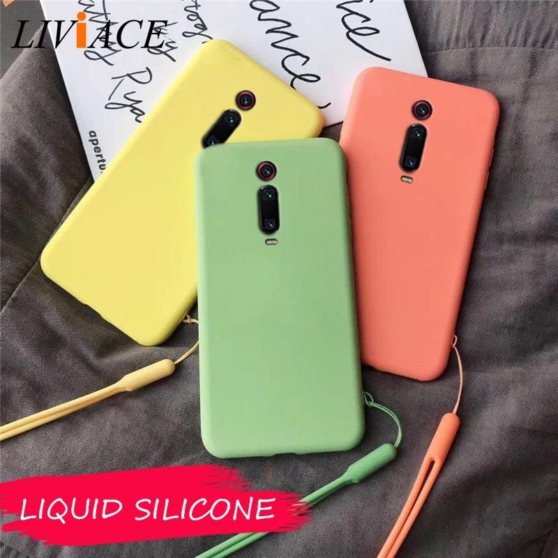 

original liquid silicone phone cases for xiaomi MI 9T PRO mi9t soft back cover case for xiaomi redmi k20 pro fundas coque
