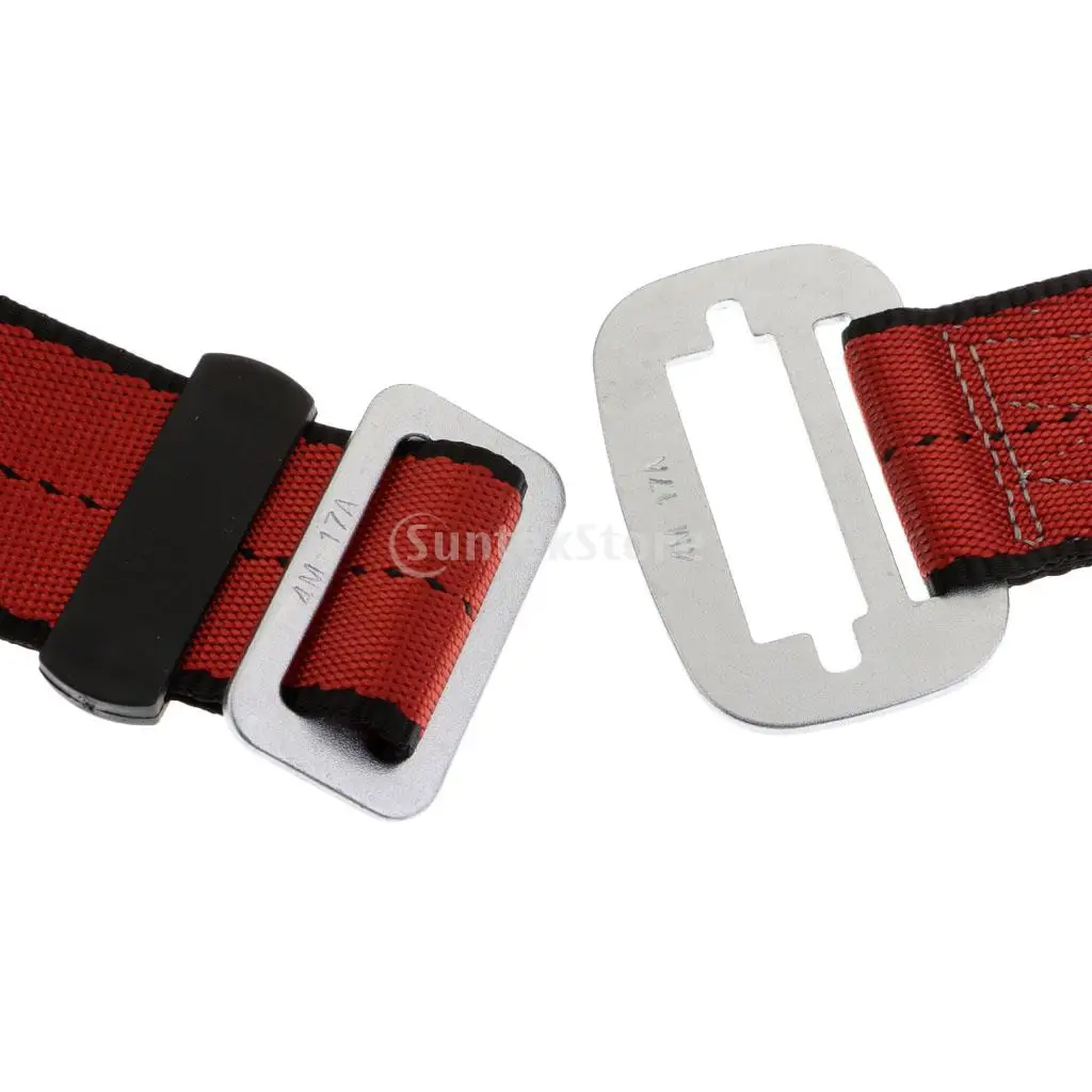 MagiDeal Climbing Body Waist Harness Belt Clip Fall Protective Kit for Rappelling Roofing Fire Secure