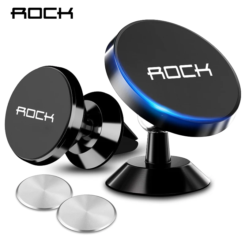 

Rock Magnetic Car phone Holder For iPhone 6 8 7 Air Vent Mount Car Phone Holder For Samsung S9 S8 note9 Mobile Phone Stand