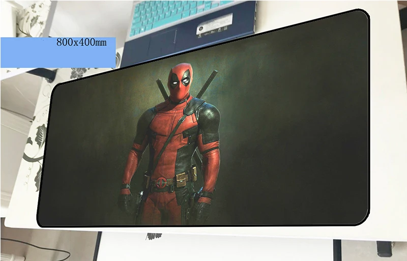 

Deadpool mouse pad 80x40cm 3d mousepads best gaming mousepad gamer Mass pattern Fashion mouse pads keyboard pc pad