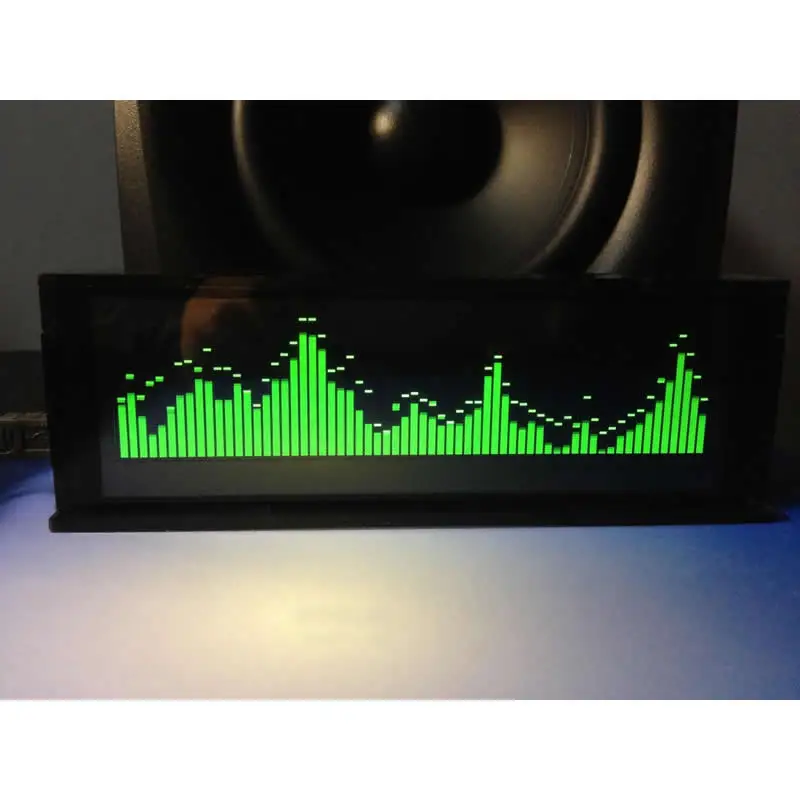 

Professional music spectrum display amplifier audio conversion OLED level balance indicator